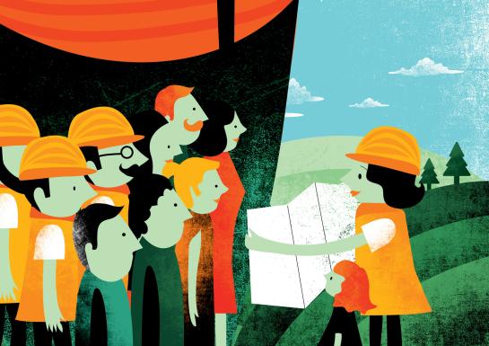 Mensen hebben een plan