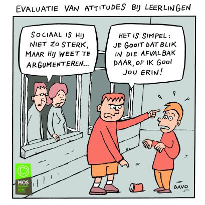 cartoon duurzaam gedrag jongeren