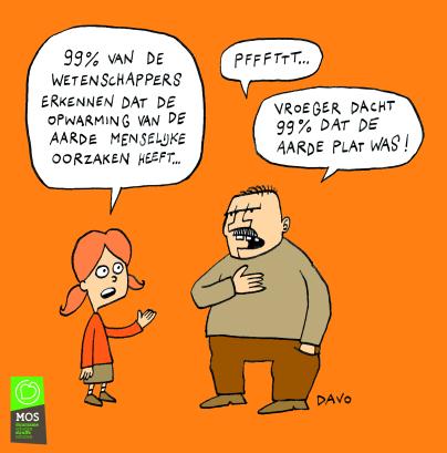 cartoon opwarming aarde