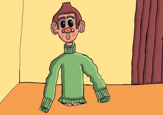 Zonder verwarming helpt een dikke trui