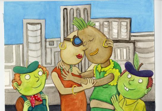 Mien en Fien vinden elkaar.